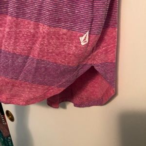 Volcom Tops - Volcom Women’s tank top in pink w/ purple stripes Volcom Tops - Volcom Women’s tank top in pink w/ purple stripes